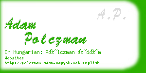 adam polczman business card